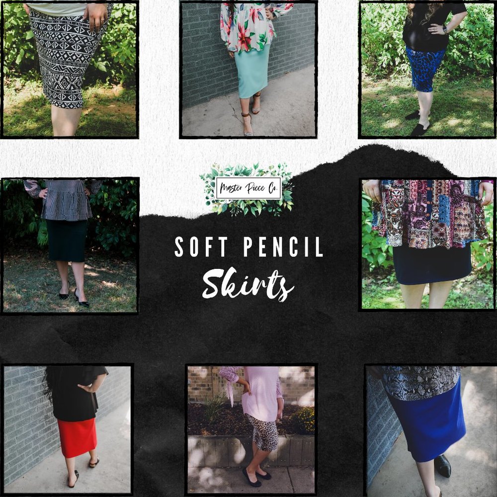 Soft Knee Length Pencil Skirt (See photos)